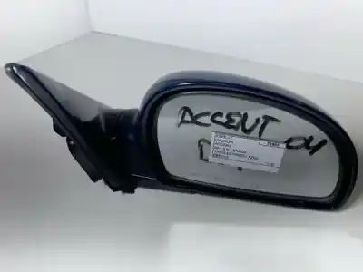 Recambio de automóvil de segunda mano de espejo para hyundai accent 04 1.5 d - nº4800-derecho electrico - azul referencias oem iam 71852  04 1.5 d - nº4800-derecho electrico - azul