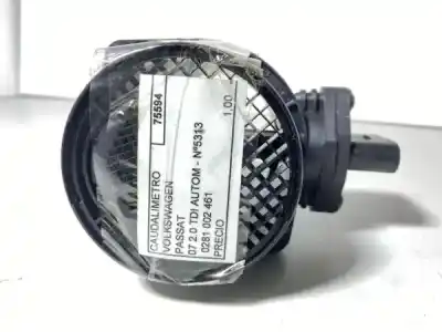 Автозапчастина б/у ВИТРАТОМІР ПОВІТРЯ для VOLKSWAGEN PASSAT B6 07 2.0 TDI - Nº5999-IZQ ELECTRICO - AZUL Посилання на OEM IAM 75594  