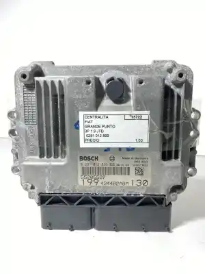 Tweedehands auto-onderdeel ECU MOTORCONTROLLER voor FIAT GRANDE PUNTO 3P 1.9 JTD-BOSCH - REF: 0281012899 / 55205597 OEM IAM-referenties 75722  