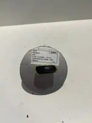 Second-hand car spare part OUTER FUEL CAP for PEUGEOT 206 98-01 1.9 DIESEL-105872300 / 9626460880-03 B2 OEM IAM references 1036641  