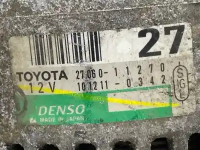 Second-hand car spare part alternator for toyota corolla ant 1.4 16v-toyota - ref: 44510-12310 / 89541-12120 oem iam references 25229  