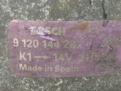 Pezzo di ricambio per auto di seconda mano alternatore per renault express 89 1.2 gasolina-bosch- ref: 9120144267 riferimenti oem iam 39278  89 1.2 gasolina-bosch- ref: 9120144267