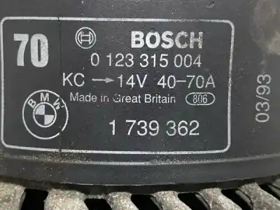 Pezzo di ricambio per auto di seconda mano alternatore per bmw 318 tds e-36-ref: 65778374799 riferimenti oem iam 80297  e-36-bosch - ref: 0123315004 / 1739362