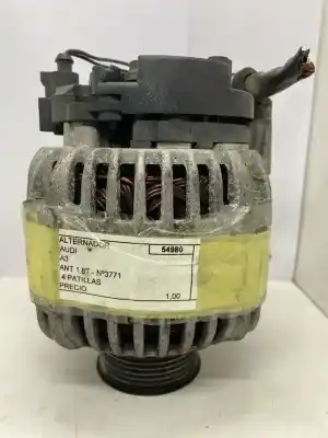 Peça sobressalente para automóvel em segunda mão Alternador por AUDI A3 ANT 1.8 T - Nº3771-DERECHO ELEC - PEQUEnO. 5 PINS. NEGRO Referências OEM IAM 54980  ANT 1.8 T - Nº3771-4 PATILLAS