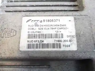 Pezzo di ricambio per auto di seconda mano centralina motore per fiat doblo monospace (119_, 223_) 1.3 jtd riferimenti oem iam 51805371  