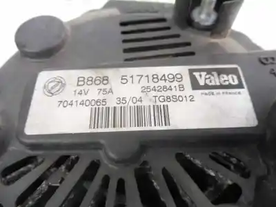 Автозапчастина б/у генератор для lancia ypsilon (101) 1.3 jtd посилання на oem iam 51718499  