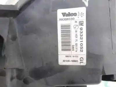Second-hand car spare part left headlight for opel meriva enjoy oem iam references 93321052  