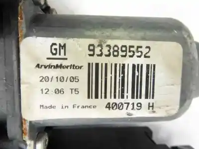 Автозапчасти б/у регулятор стекла переднего правого за opel meriva enjoy ссылки oem iam 93362662  93389552
