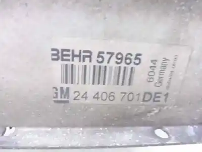 Автозапчастина б/у інтеркулер для opel zafira a design edition посилання на oem iam 24406701  57965