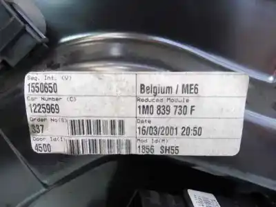 Автозапчасти б/у задний правый стеклорегулятор за seat toledo (1m2) sport tech ссылки oem iam 1m0839730f  1j4959812c