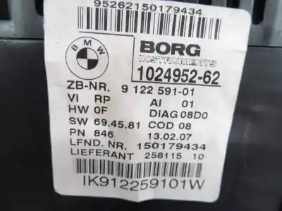 Peça sobressalente para automóvel em segunda mão quadrante por bmw serie 1 berlina (e81/e87) 118d referências oem iam 9122591  102495262