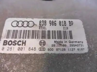 Автозапчасти б/у блок управления двигателем за audi a3 (8l) 1.9 tdi ссылки oem iam 038906018bp  0281001848