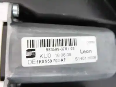 Pièce détachée automobile d'occasion léve glace arrière gauche pour seat leon (1p1) stylance / style références oem iam 1k0959703af  1p0867443a
