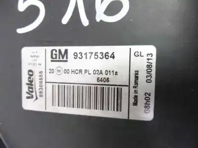 Second-hand car spare part left headlight for opel meriva essentia oem iam references 93175364  89308555