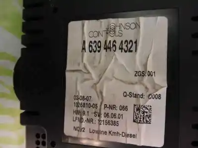 Автозапчасти б/у приборная доска за mercedes-benz vito (w639) basic, combi 109 cdi compacto (639.601) ссылки oem iam a6394464321  