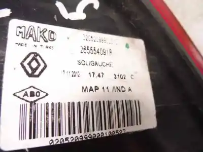 Автозапчастина б/у лівий ход ліхар для renault clio iv authentique посилання на oem iam 265554091r  