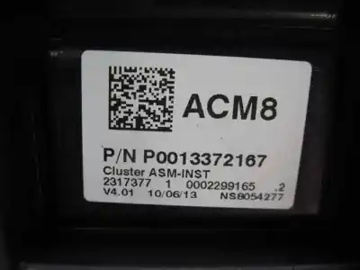 Second-hand car spare part dashboard for opel corsa d selective oem iam references 13372167  