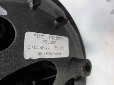 Peça sobressalente para automóvel em segunda mão espelho retrovisor esquerdo por dacia sandero laureate referências oem iam 8200497509  