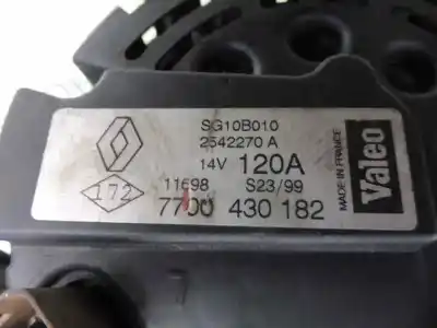 Автозапчастина б/у генератор для renault scenic (ja..) motor 1.9 ltr. - 72 kw dti diesel cat посилання на oem iam 7700430182 2542270a sg10b010