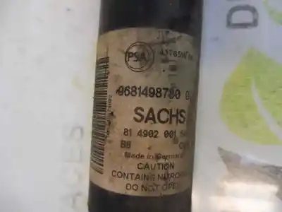 Pezzo di ricambio per auto di seconda mano ammortizzatore posteriore destro per peugeot partner kombi confort riferimenti oem iam 9681498780  