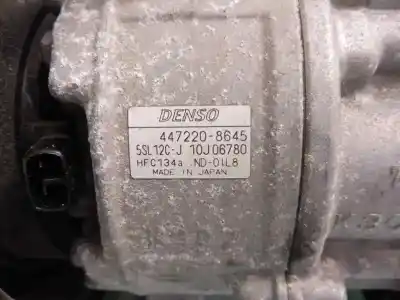 Peça sobressalente para automóvel em segunda mão compressor de ar condicionado a/a a/c por alfa romeo 147 (190) 1.9 jtd cat referências oem iam 4472208645  