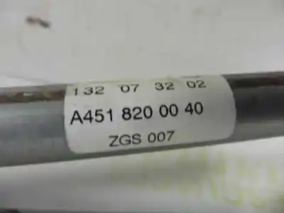 Pezzo di ricambio per auto di seconda mano tiranti e motorino del tergicristallo anteriore per smart coupe fortwo coupe cdi riferimenti oem iam a4518240001 132073202 a4518200040