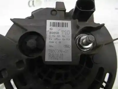 Автозапчастина б/у генератор для mini mini (r50,r53) cooper посилання на oem iam 0124325158  