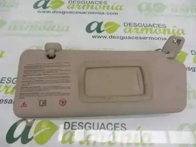 Peça sobressalente para automóvel em segunda mão para-sol direito por renault megane iii berlina 5 p dynamique referências oem iam 