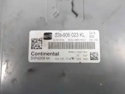 Peça sobressalente para automóvel em segunda mão centralina de motor uce por seat leon 1.6 tdi referências oem iam   