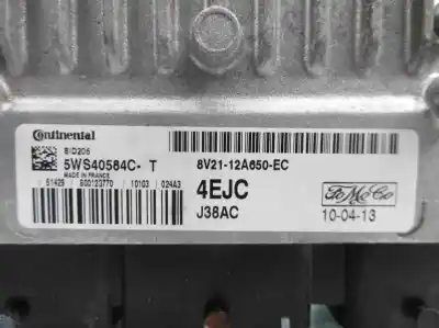 Second-hand car spare part ecu engine control for ford fiesta (cb1) trend oem iam references 8v2112a650ec  5ws40584ct