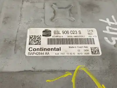 Автозапчастина б/у ебу контролер двигуна для seat ibiza (6j5) reference посилання на oem iam 03l906023s  5wp42844aa