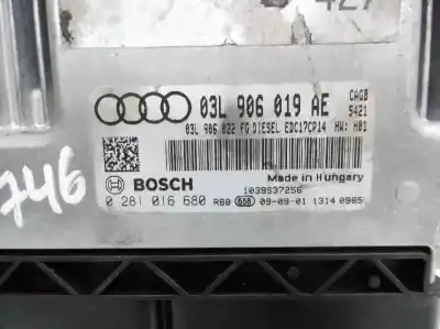 Автозапчасти б/у блок управления двигателем за audi a6 avant (4f2) 2.0 tdi e ссылки oem iam 03l906019ae  0281016680