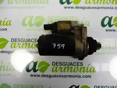 Peça sobressalente para automóvel em segunda mão motor de arranque por skoda roomster (5j7) praktik referências oem iam 02t911024