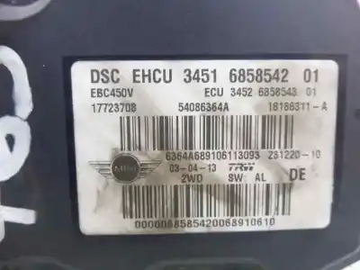 Second-hand car spare part abs for mini mini (r56) cooper d oem iam references 3451685854201 54086364a 17723708