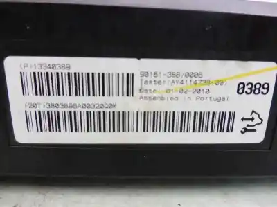 Second-hand car spare part electronic module for opel astra j lim. sport oem iam references 13340389  