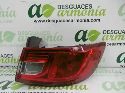 Second-hand car spare part right tailgate light for renault clio iv dynamique oem iam references 265502631r