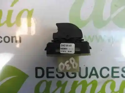 Second-hand car spare part right front power window switch for renault clio iv dynamique oem iam references 254218614r  