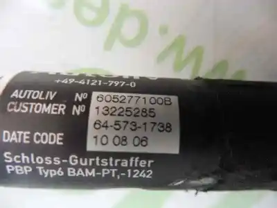 Автозапчастина б/у правий натяжач подушки безпеки для opel corsa b sport посилання на oem iam 13225285  6052771