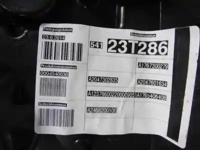 Автозапчасти б/у задний правый стеклорегулятор за mercedes-benz clase a (w176) a 200 cdi (176.008) ссылки oem iam 2047302835  