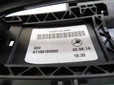 Автозапчасти б/у наружная рукоятка передняя справа за mercedes-benz clase a (w176) a 200 cdi (176.008) ссылки oem iam 2047601800  