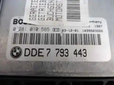 Second-hand car spare part ecu engine control for bmw serie 3 compact (e46) 320td m sport oem iam references 13617793443  0281818565