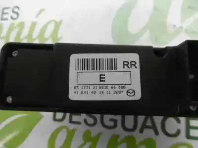 Second-hand car spare part rear right power window switch for mazda 3 berlina (bk) 1.6 crdt active oem iam references bs3e66380h1  03123121