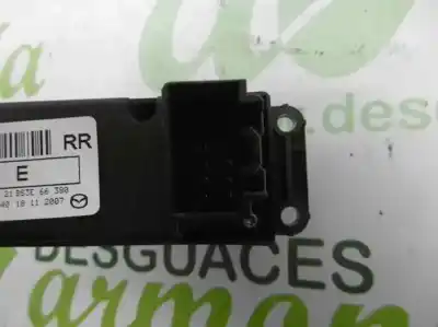 Second-hand car spare part rear right power window switch for mazda 3 berlina (bk) 1.6 crdt active oem iam references bs3e66380h1  03123121