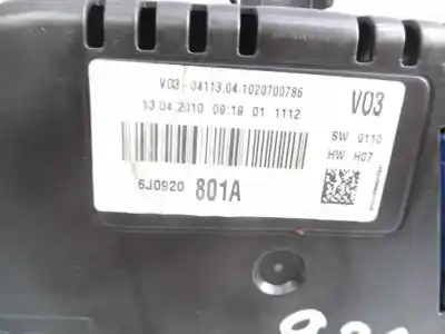 Peça sobressalente para automóvel em segunda mão quadrante por seat ibiza (6j5) reference referências oem iam 6j0920801a  