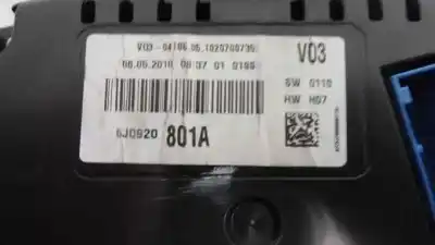Peça sobressalente para automóvel em segunda mão quadrante por seat ibiza (6j5) reference referências oem iam 6j0920801a  