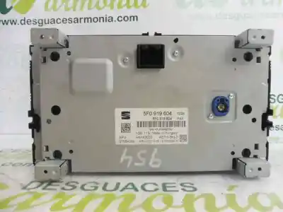 İkinci el araba yedek parçası çok fonksiyonlu ekran için seat leon (5f1) style oem iam referansları 5f0919604  