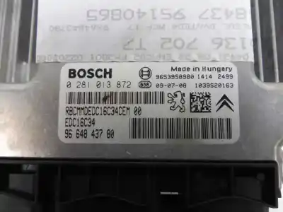 Second-hand car spare part ecu engine control for peugeot 308 sport oem iam references 9653958980  