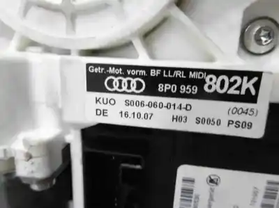 Автозапчастина б/у регулятор переднього правого скла для audi a3 (8p) 1.9 tdi посилання на oem iam 8p0959802k  