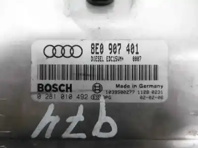 Second-hand car spare part ecu engine control for audi a4 avant (8e) 2.5 tdi (114kw) oem iam references 8e0907401  0281010492