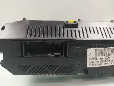 Peça sobressalente para automóvel em segunda mão comando de sofagem (chauffage / ar condicionado) por ford kuga (cbv) trend referências oem iam 7m5t18c612ck  